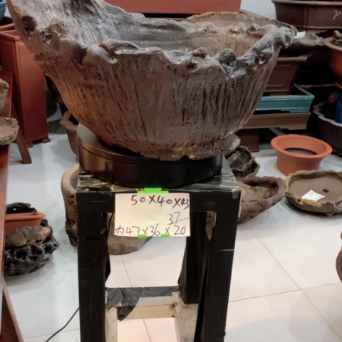 紫砂花盆手工的异型盆