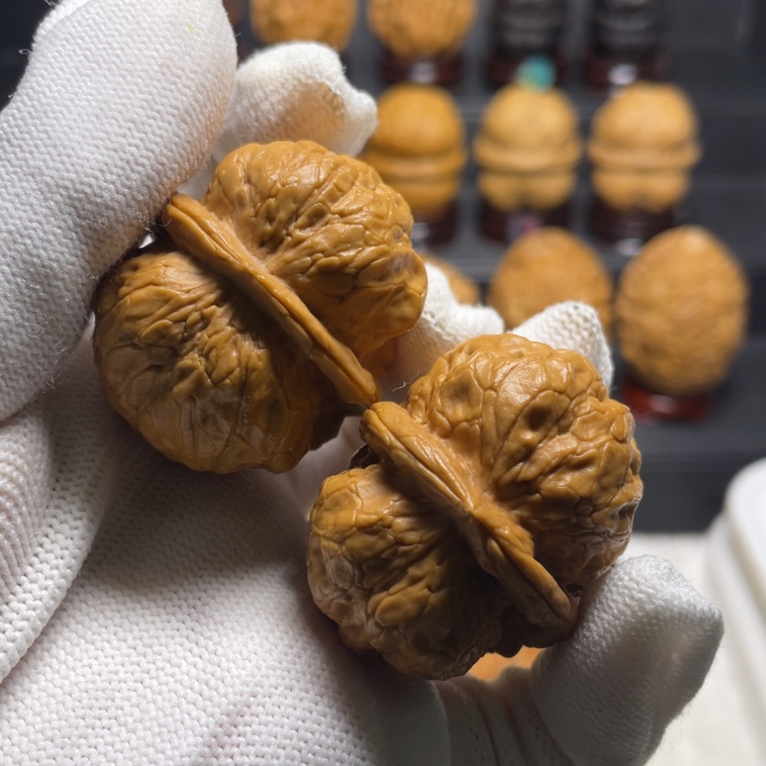 狮***座把件文玩核桃Y18疙瘩包