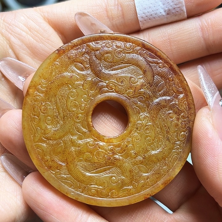 和田玉挂件未镶嵌005