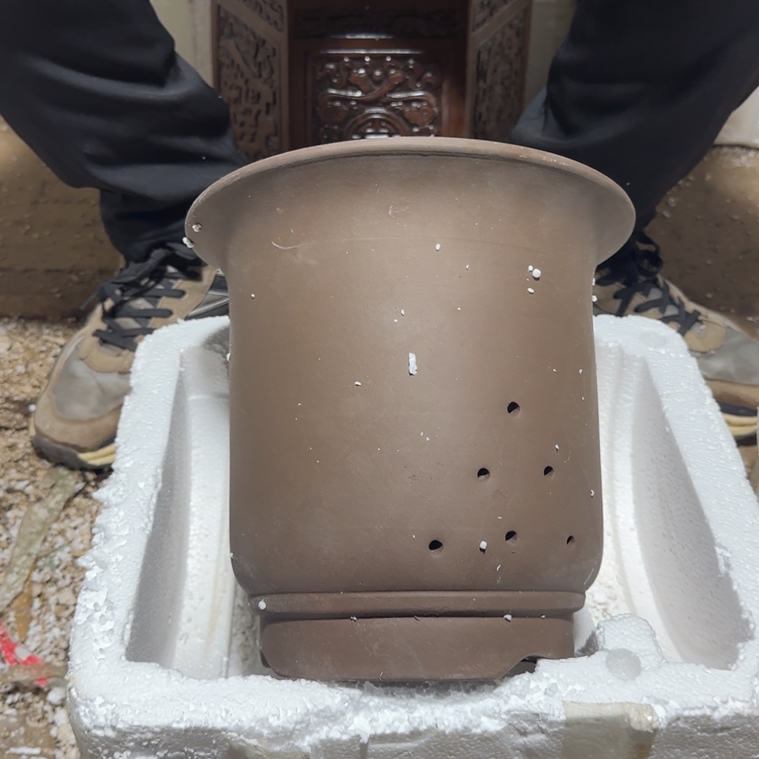 紫砂花盆口径22高度22