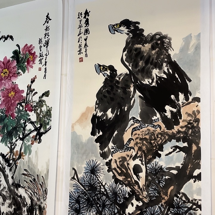 国画张圣敏先生纯手绘作品