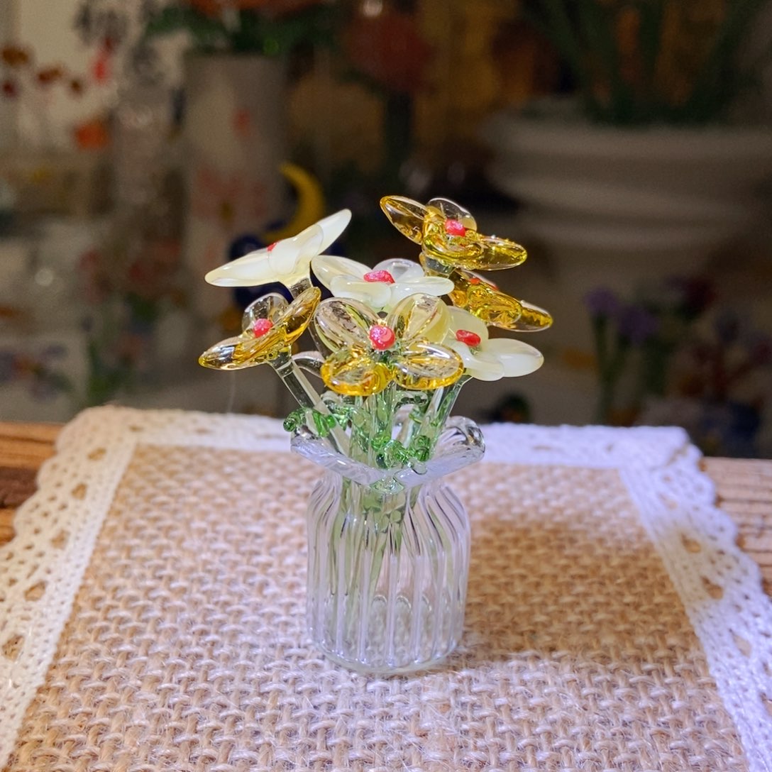 琉璃手工艺品花花