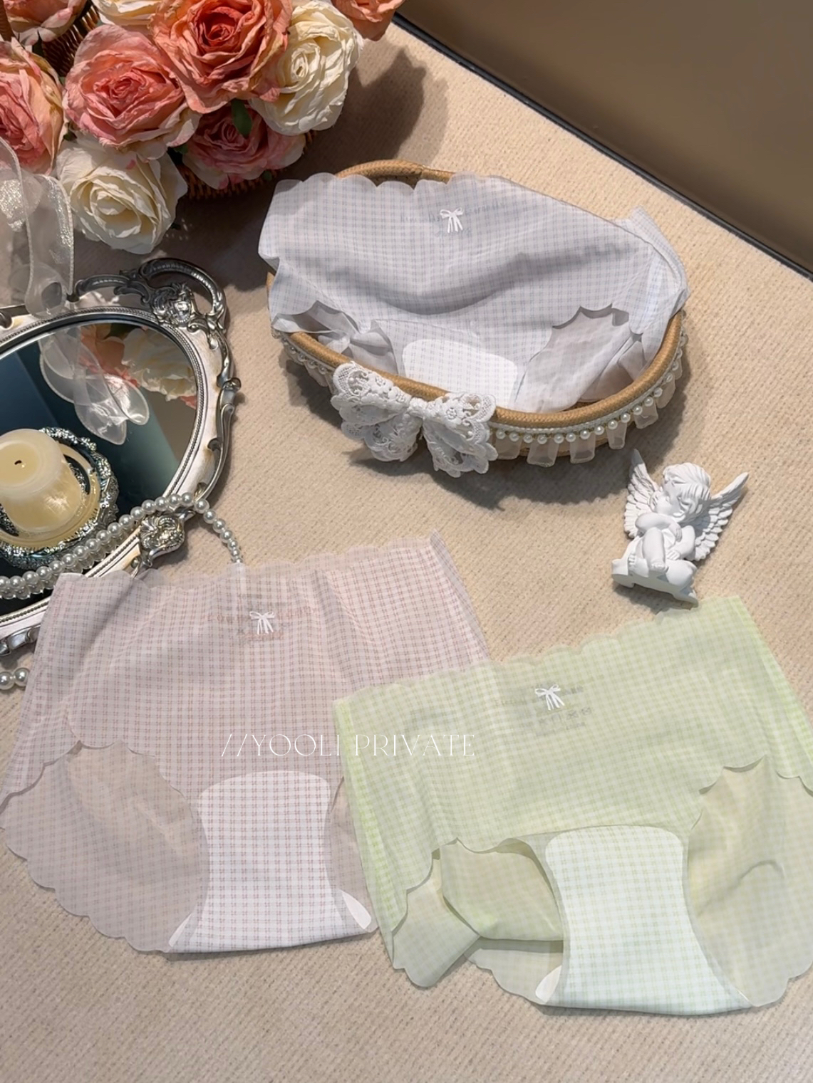 “冰镇汽水”无痕冰丝女士夏季超薄速干内裤