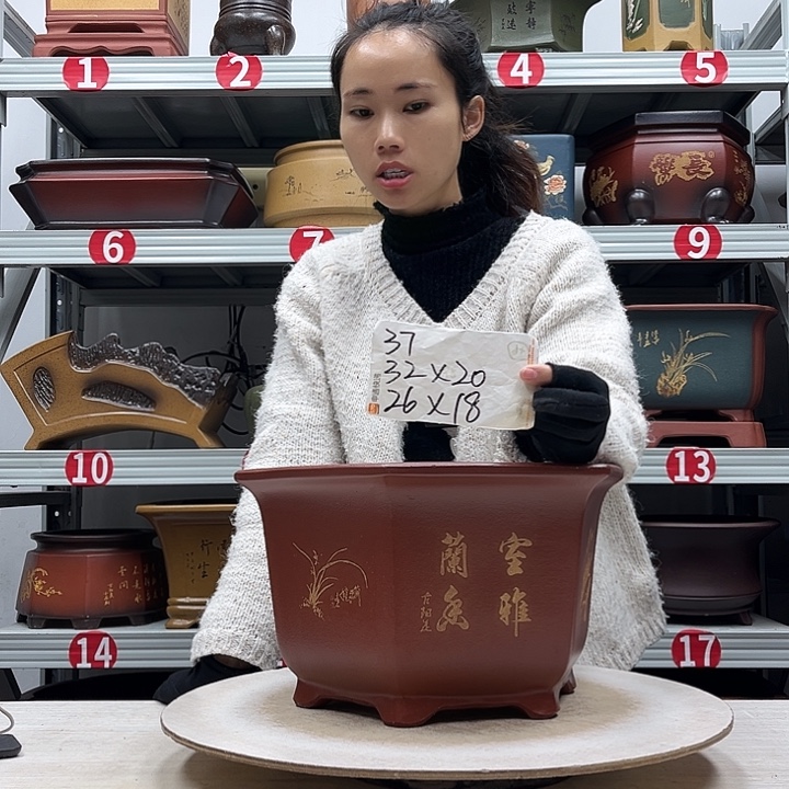 花盆紫砂紫砂花盆