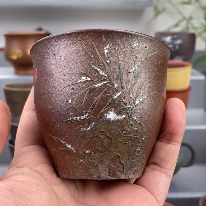 紫砂茶杯宜兴紫砂主人杯