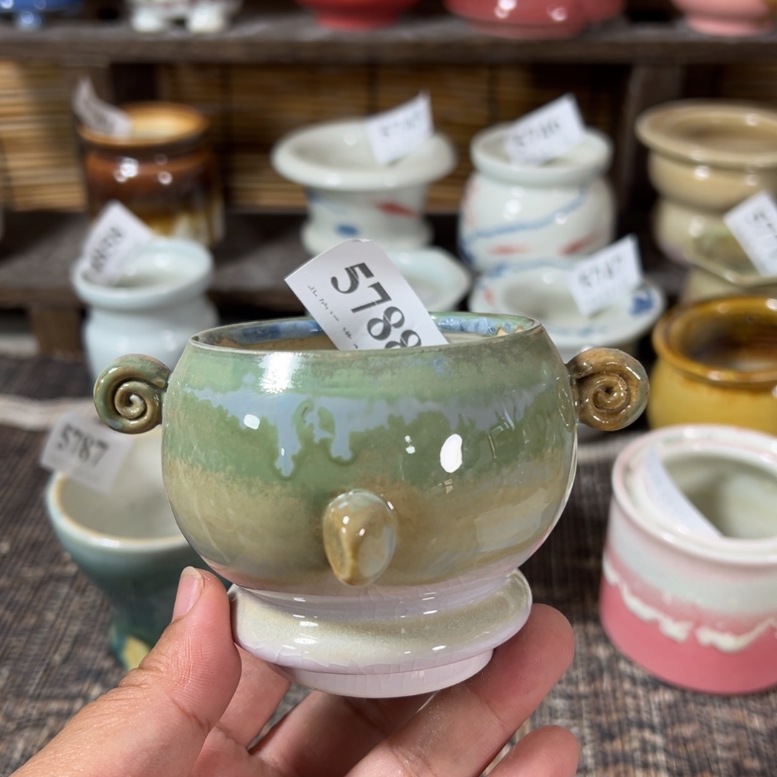 口6 手工花盆满30包邮