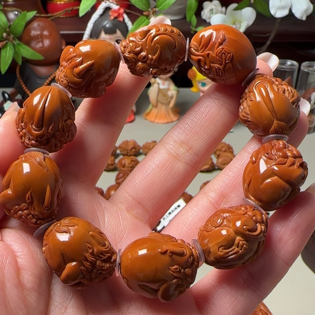 水***物橄榄核手串/手链貔貅