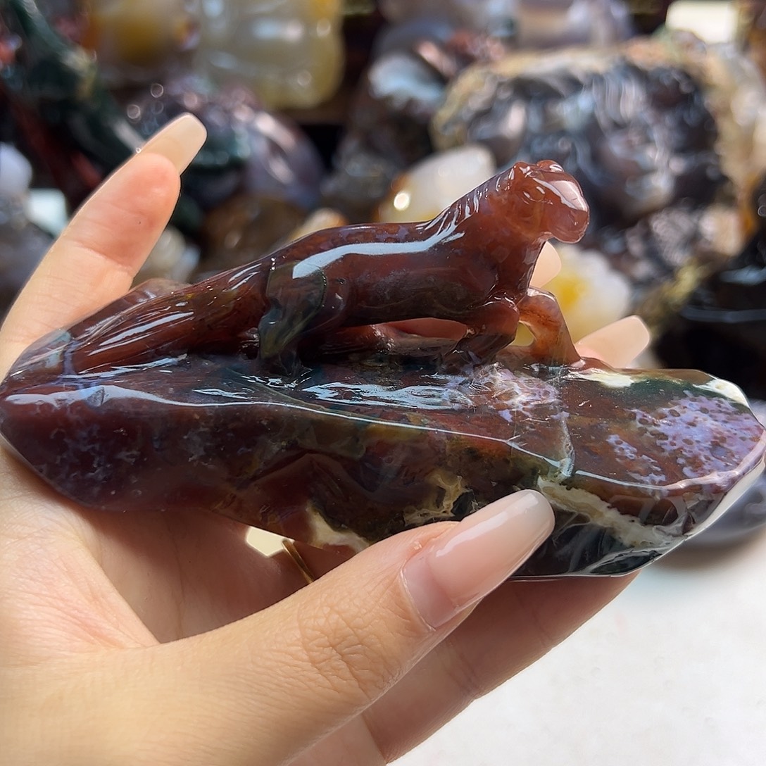 玛瑙/玉髓合金颈饰