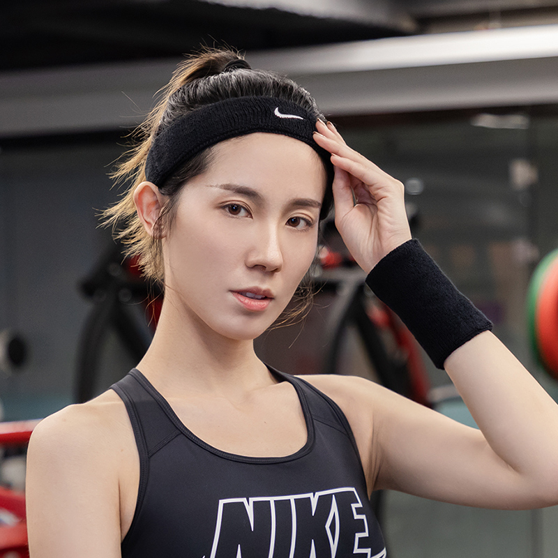 NIKE耐克男女运动头带2025新款跑步瑜伽发带健身吸汗束发带AC2285