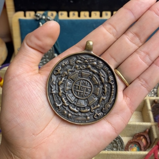 平***凡藏式风格九宫八卦牌