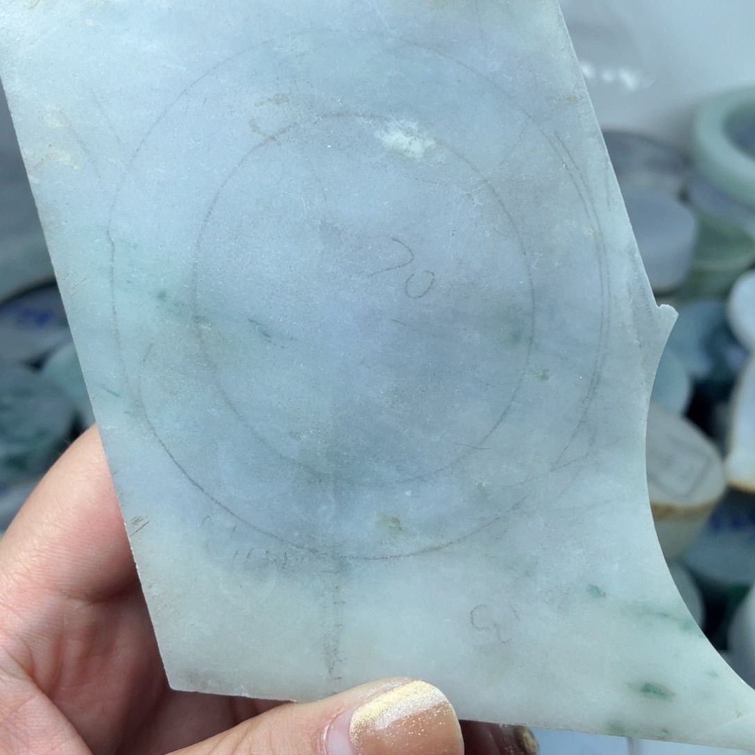 翡翠散珠天然缅甸翡翠边角