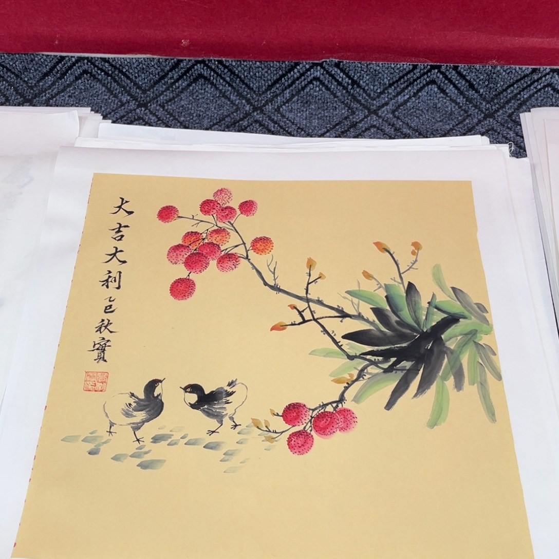 奔***牛国画三尺斗方作品