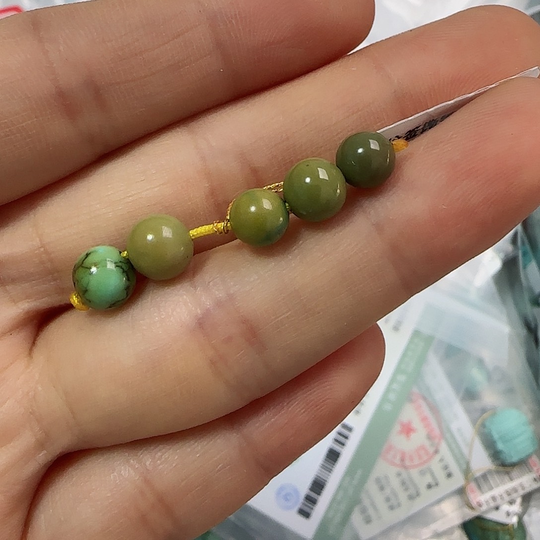 绿松石珠宝半成品未镶嵌