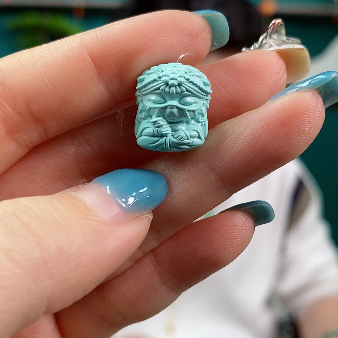 绿松石珠宝奇石未镶嵌