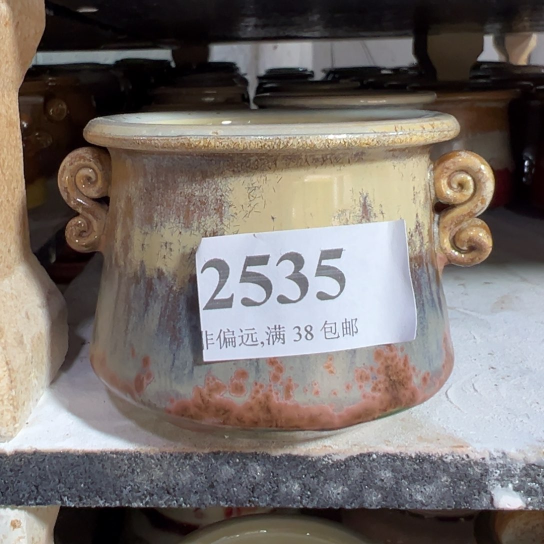 红陶景德镇手工花盆