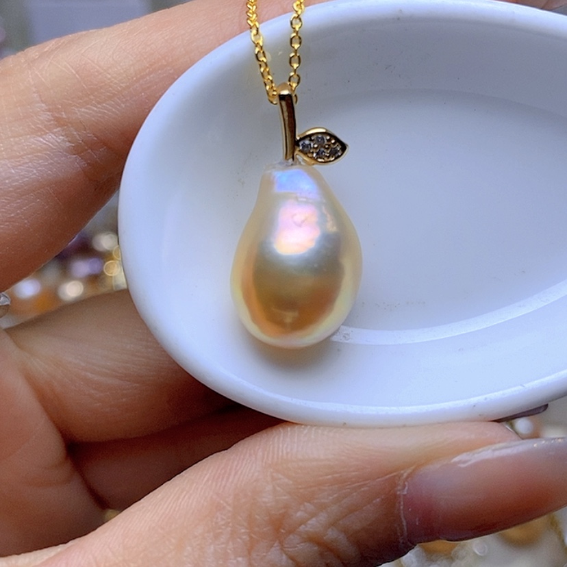【闪购商品】淡水珍珠吊坠合金