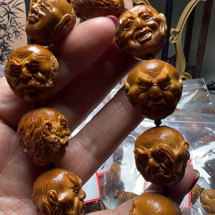 手串/手链橄榄核风**扬子山罗汉
