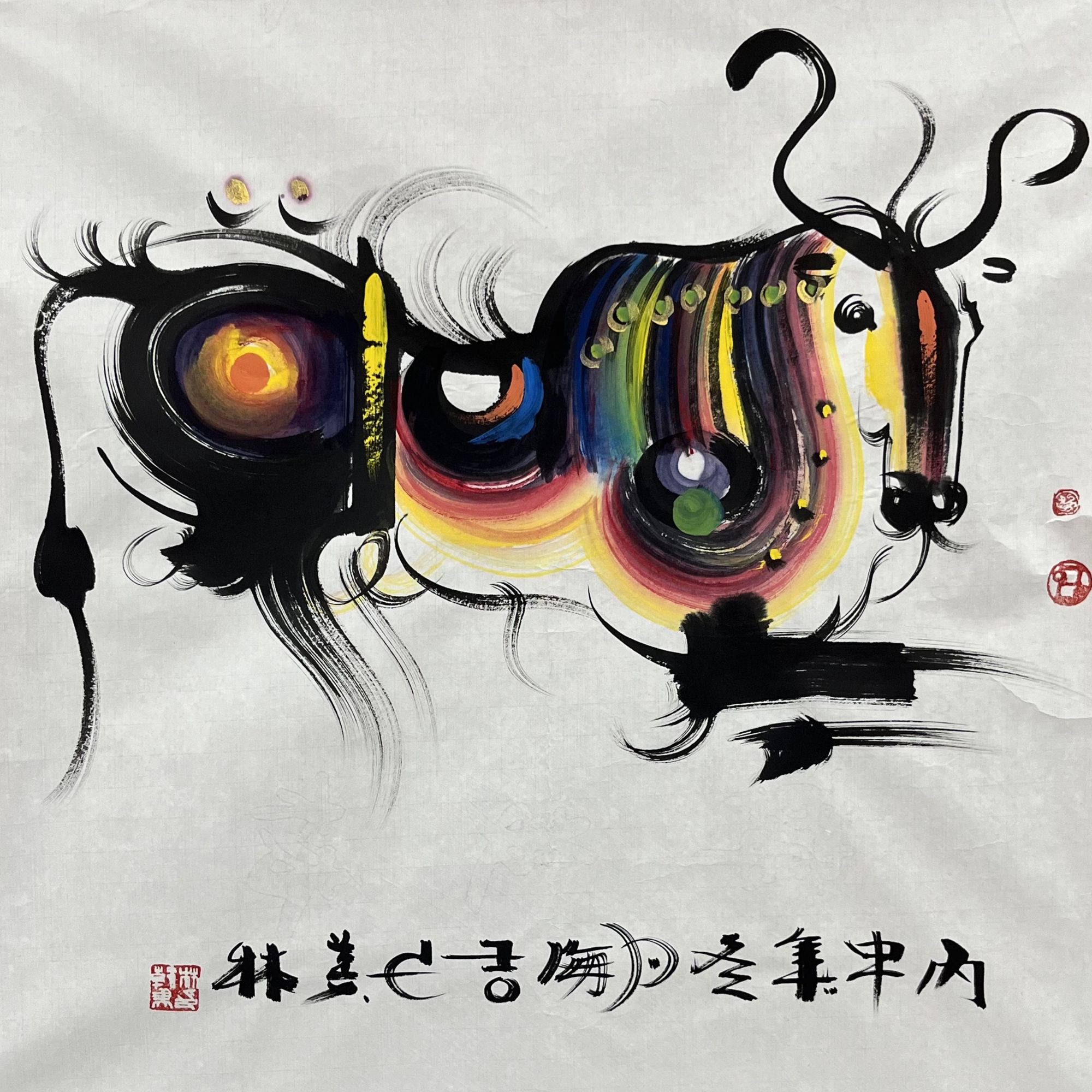 【生肖画作】  68x68    CP-30571    画片