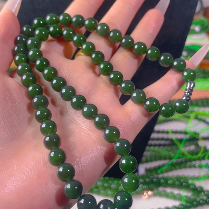 和田玉（碧玉）未镶嵌颈饰8