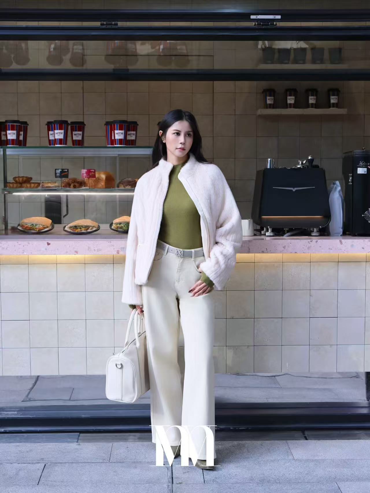 mithworld|环保貂毛皮草夹克