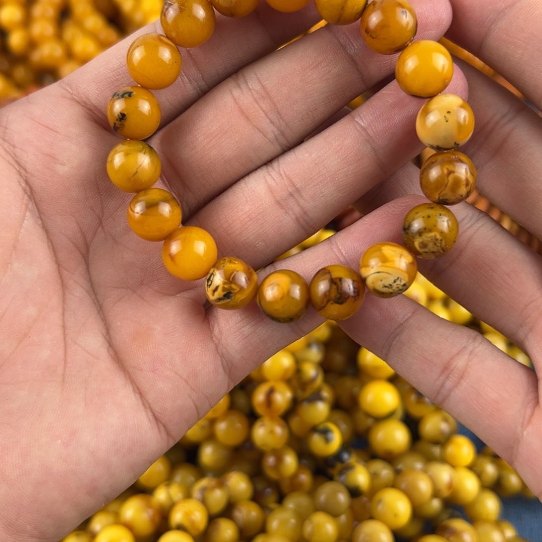 琥珀未镶嵌珠宝奇石