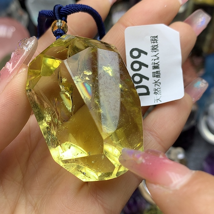 水晶吊坠未镶嵌水晶