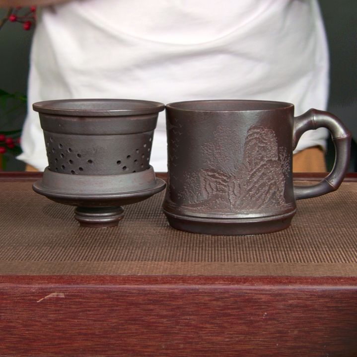 茶杯紫砂高货放漏