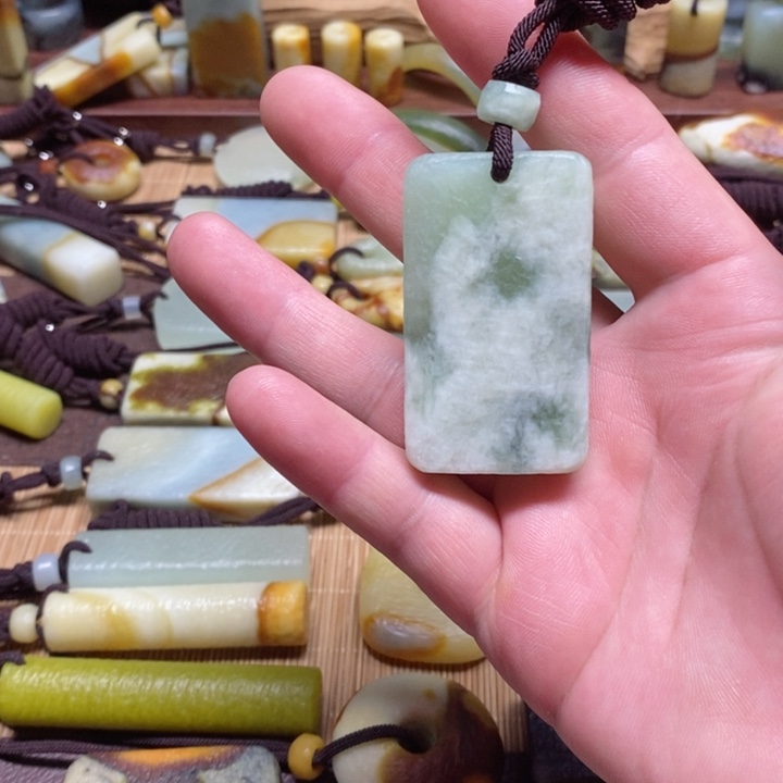 蛇纹石玉手链未镶嵌