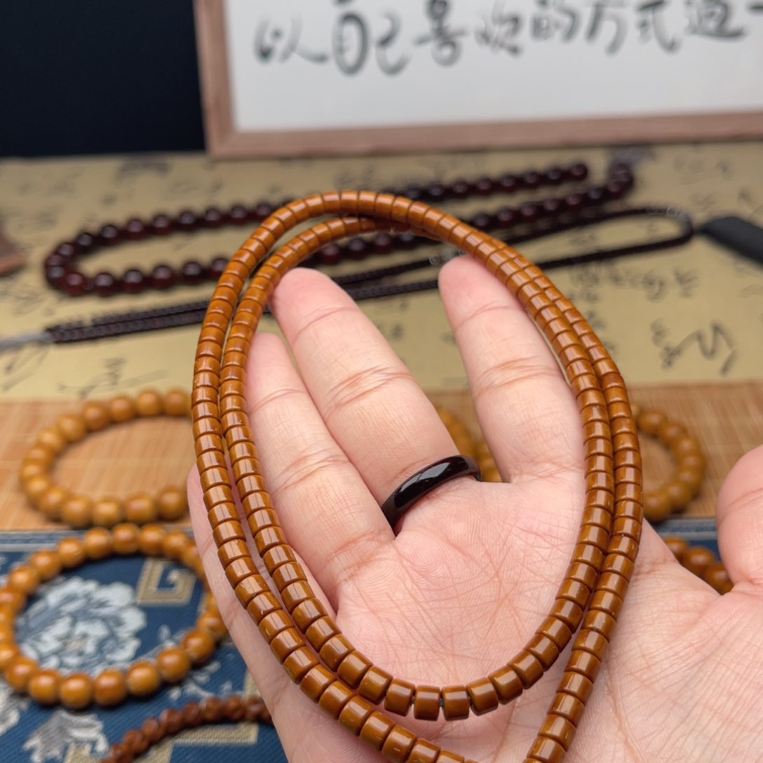 紫金鼠手串亮*54纯肉直切脖挂