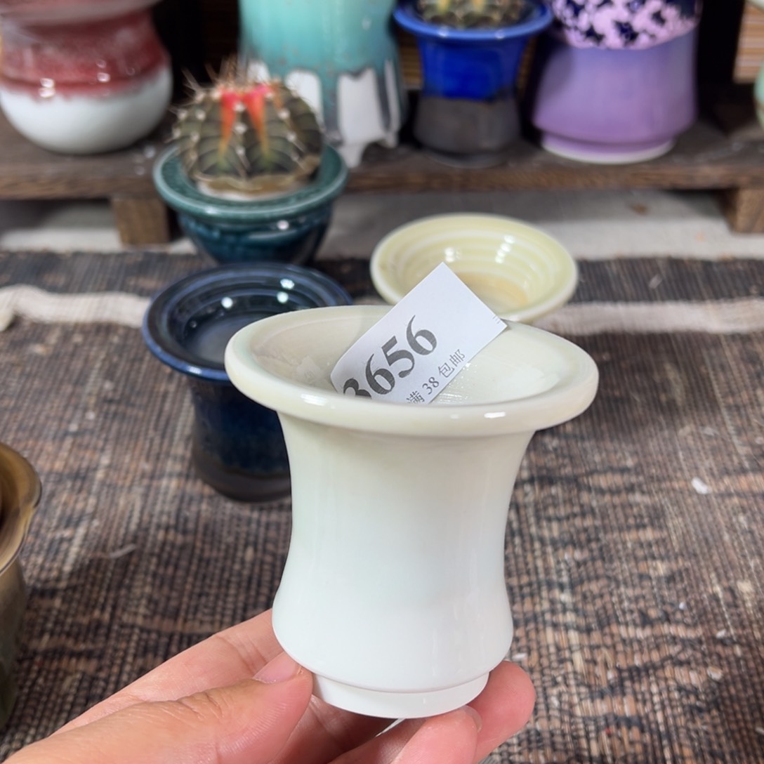 红陶口5高7 手工花盆