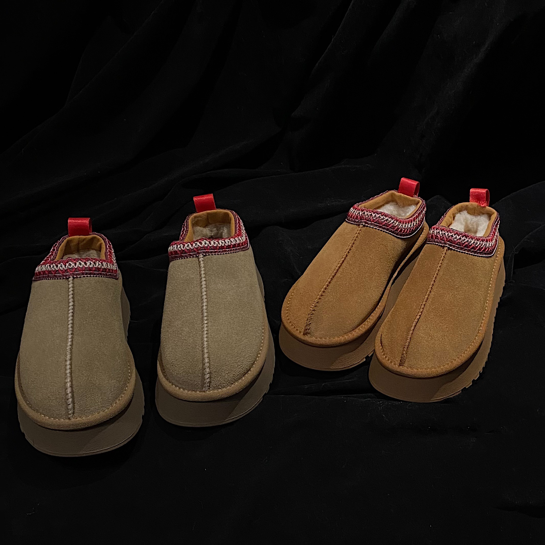 【暖心巧克力】厚 雪地靴