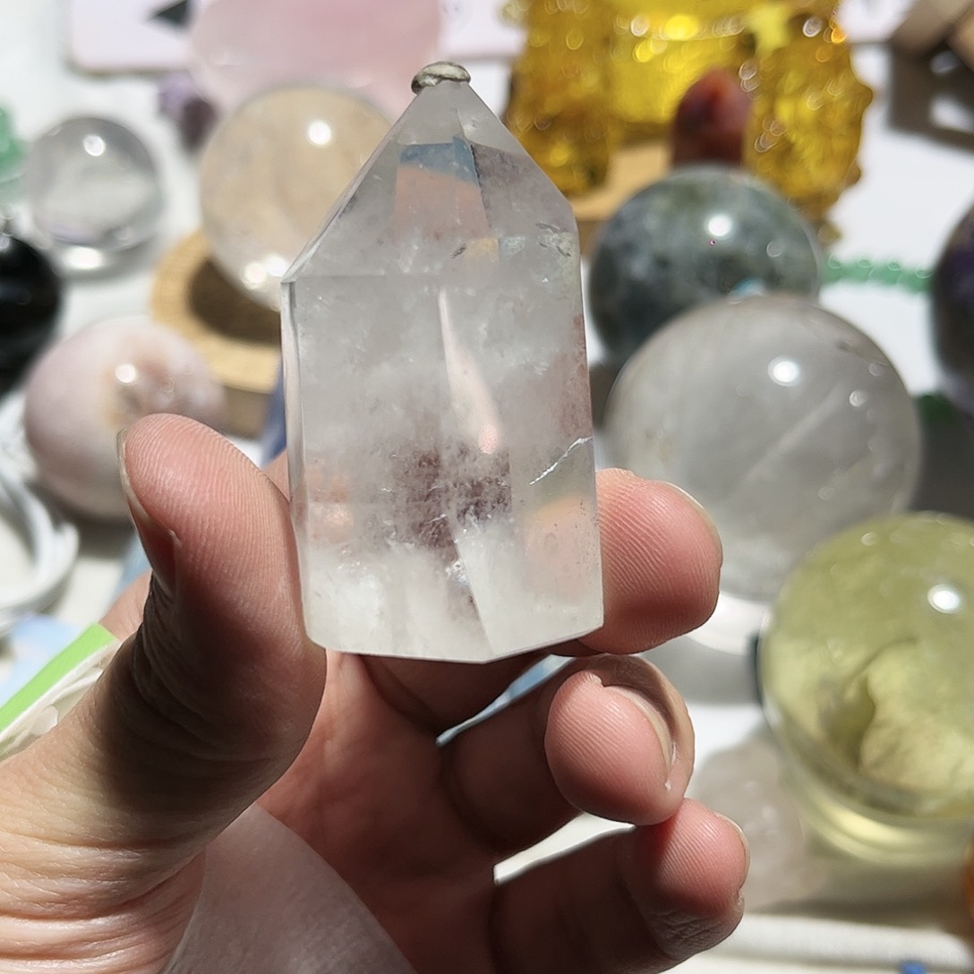 水晶天然水晶银S925镶嵌