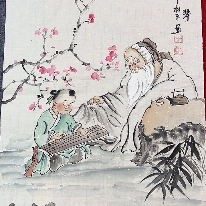 竖款山水作品喜欢欣赏一下吧……