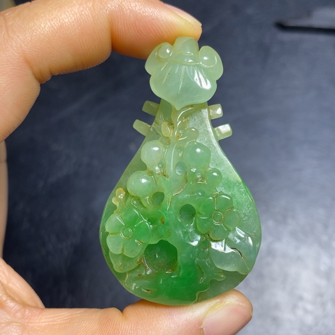 吊坠白玉菩提精品文玩