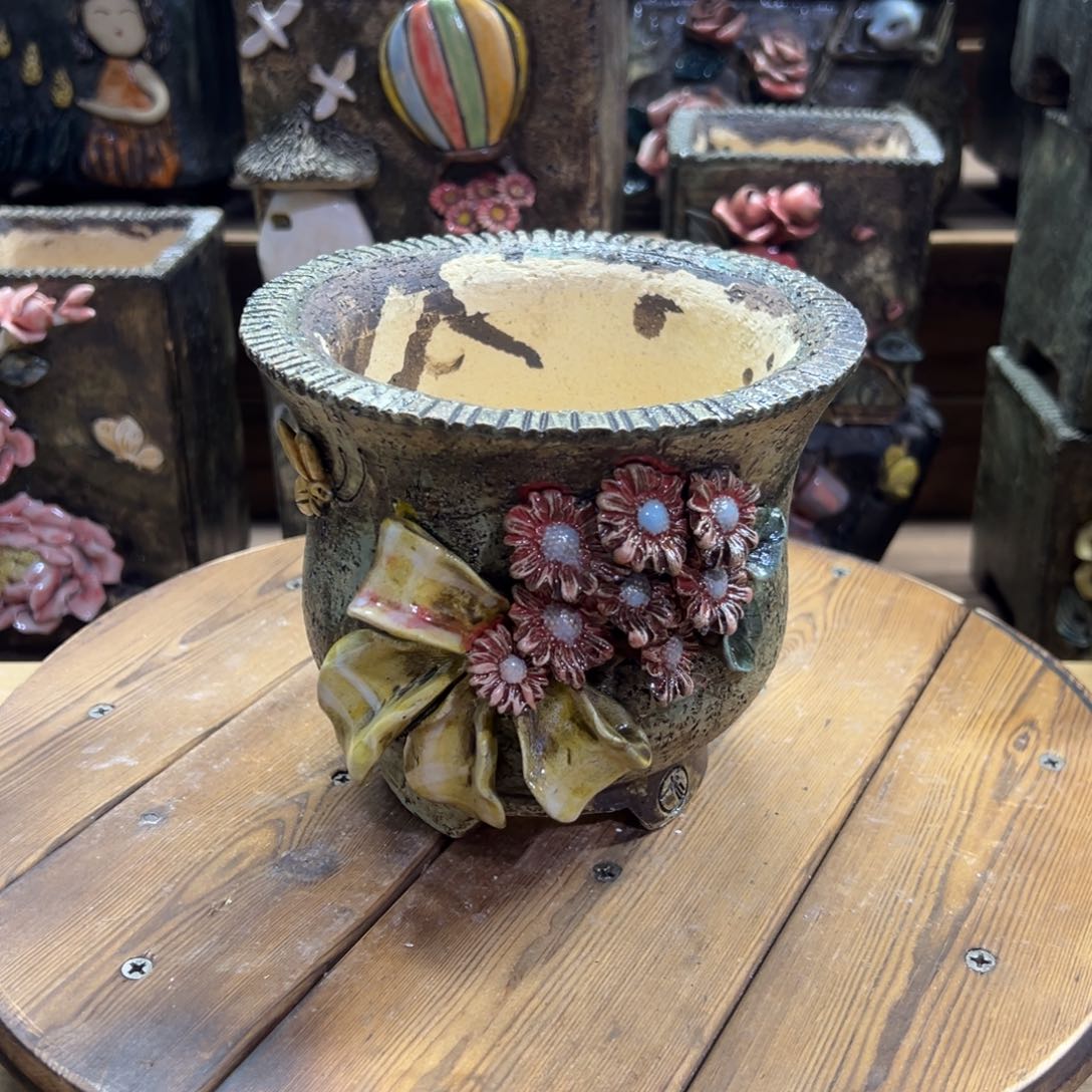 红陶青藤多肉花盆