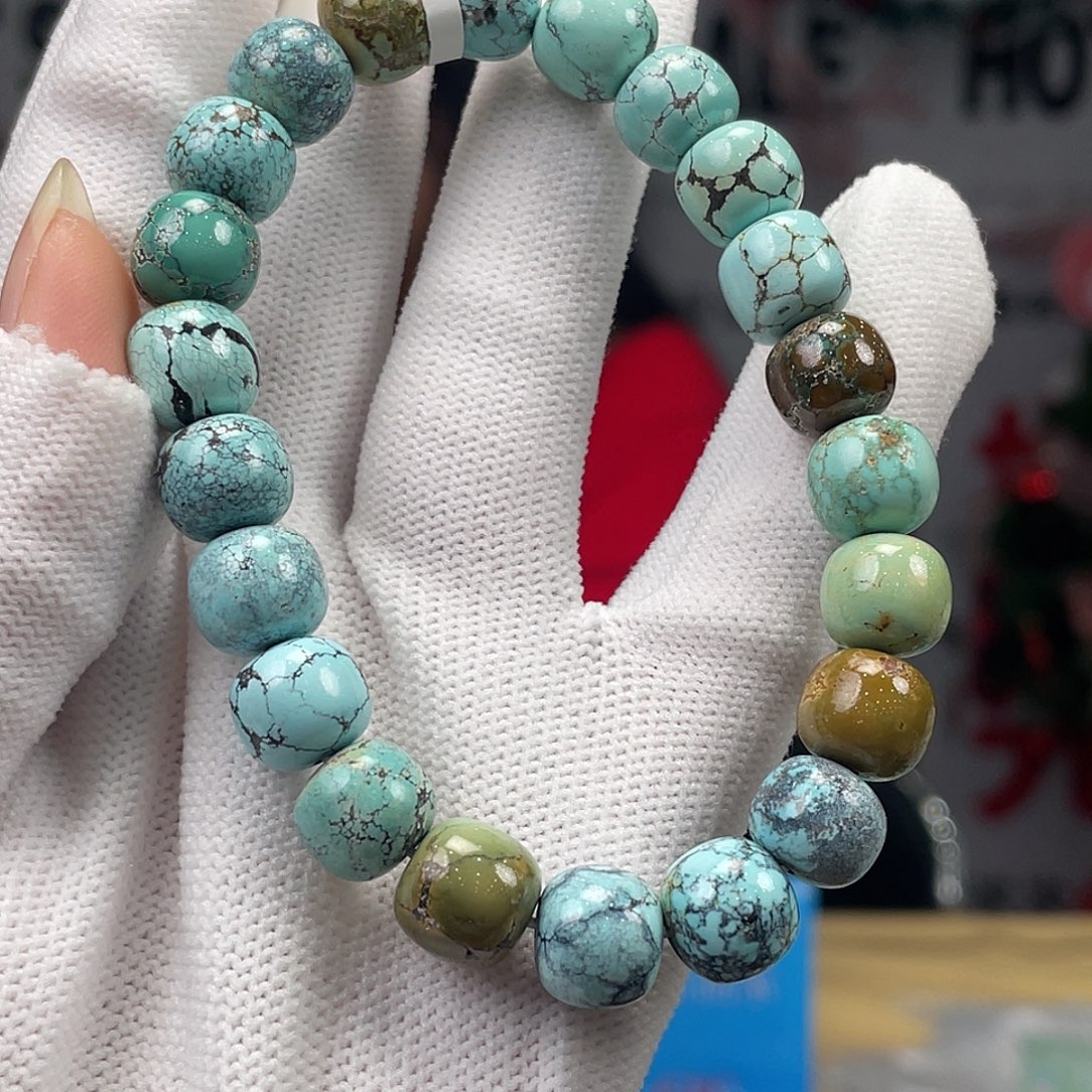 绿松石未镶嵌挂件