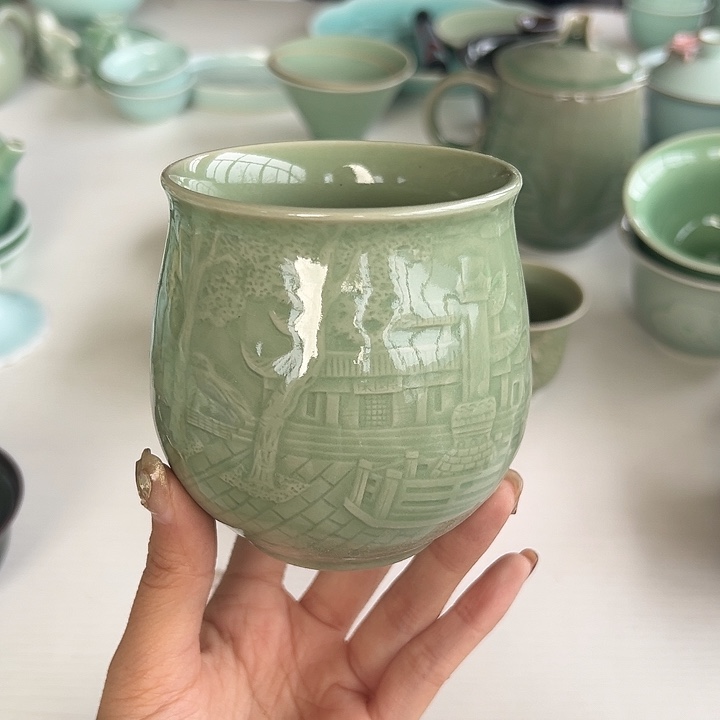 小米茶器龙泉青瓷