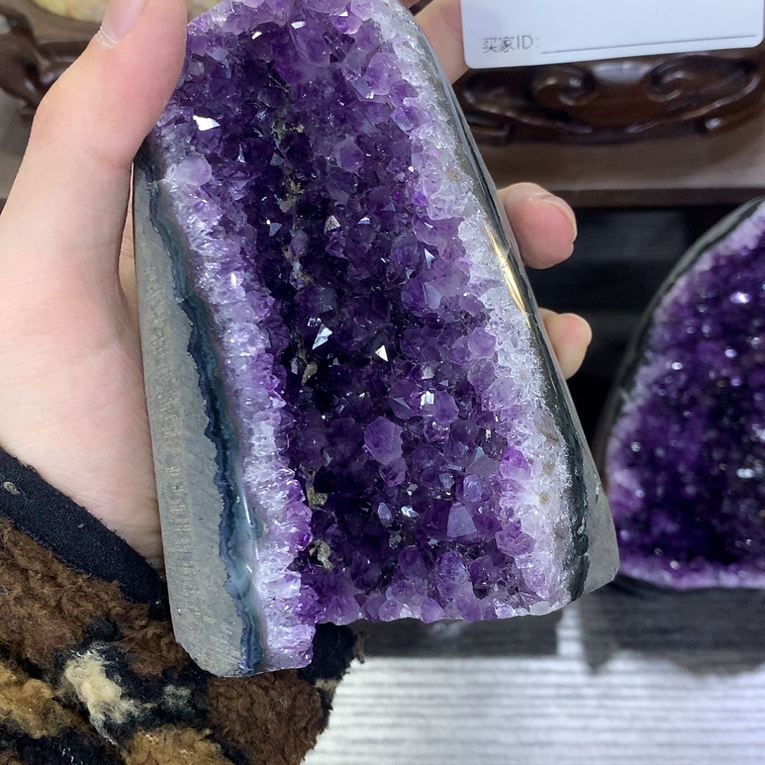 紫晶珠宝半成品未镶嵌708