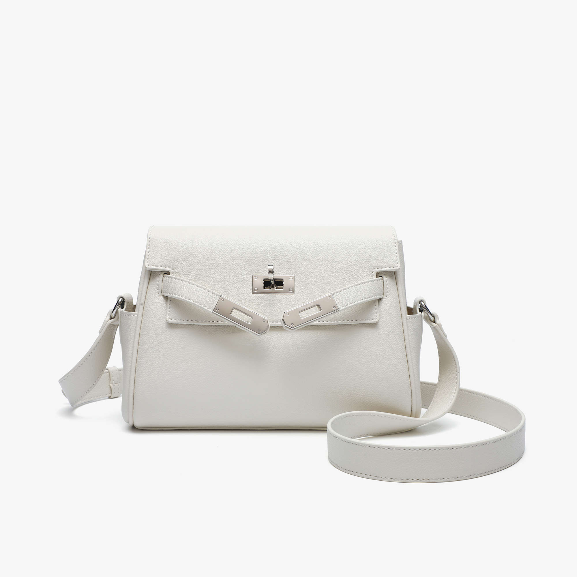 卡尔 蔻斯时尚百搭凯莉邮差包CK25444B米色