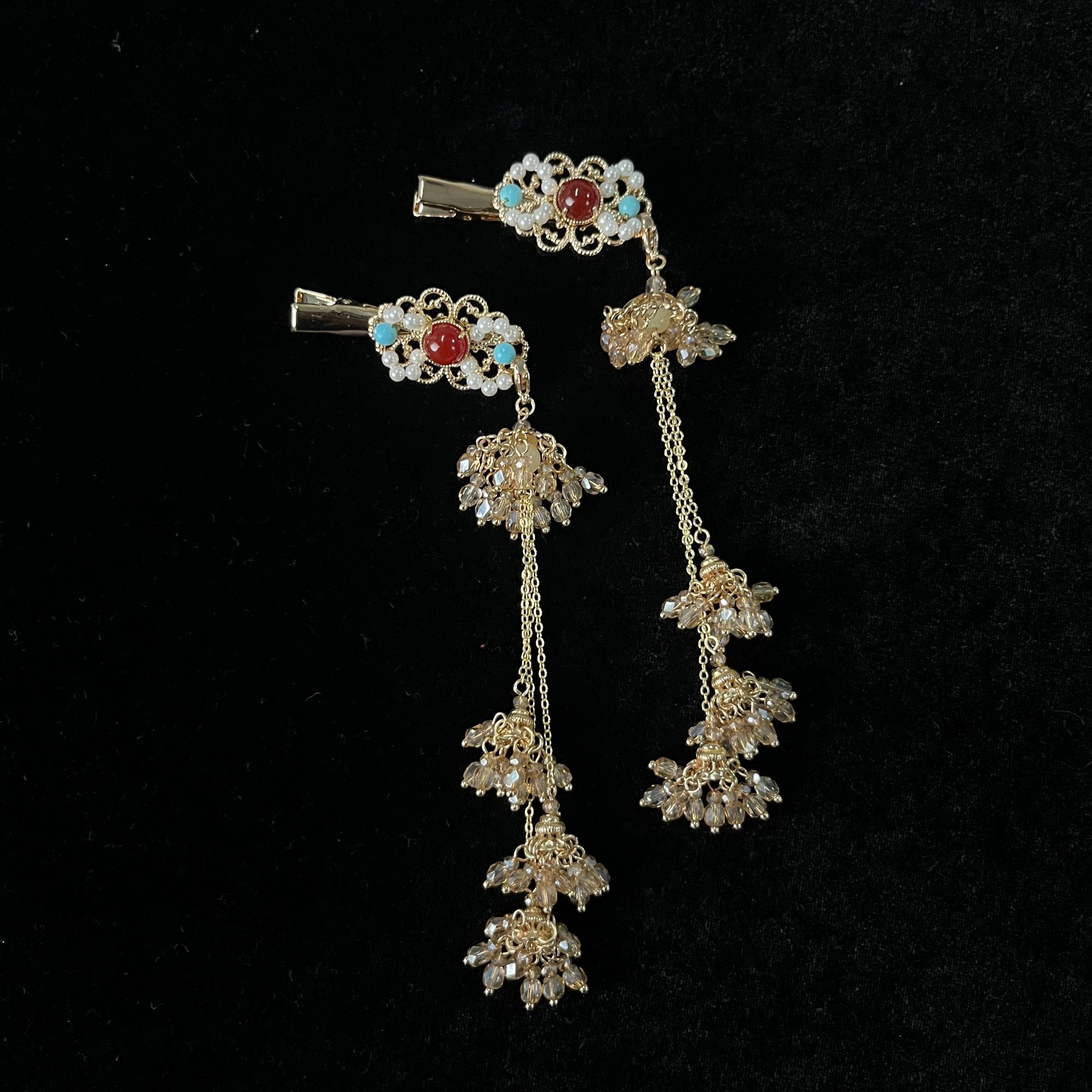 古悦倾城【绾一发夹】古风汉服头饰原创手作新中式复古发夹发饰礼品