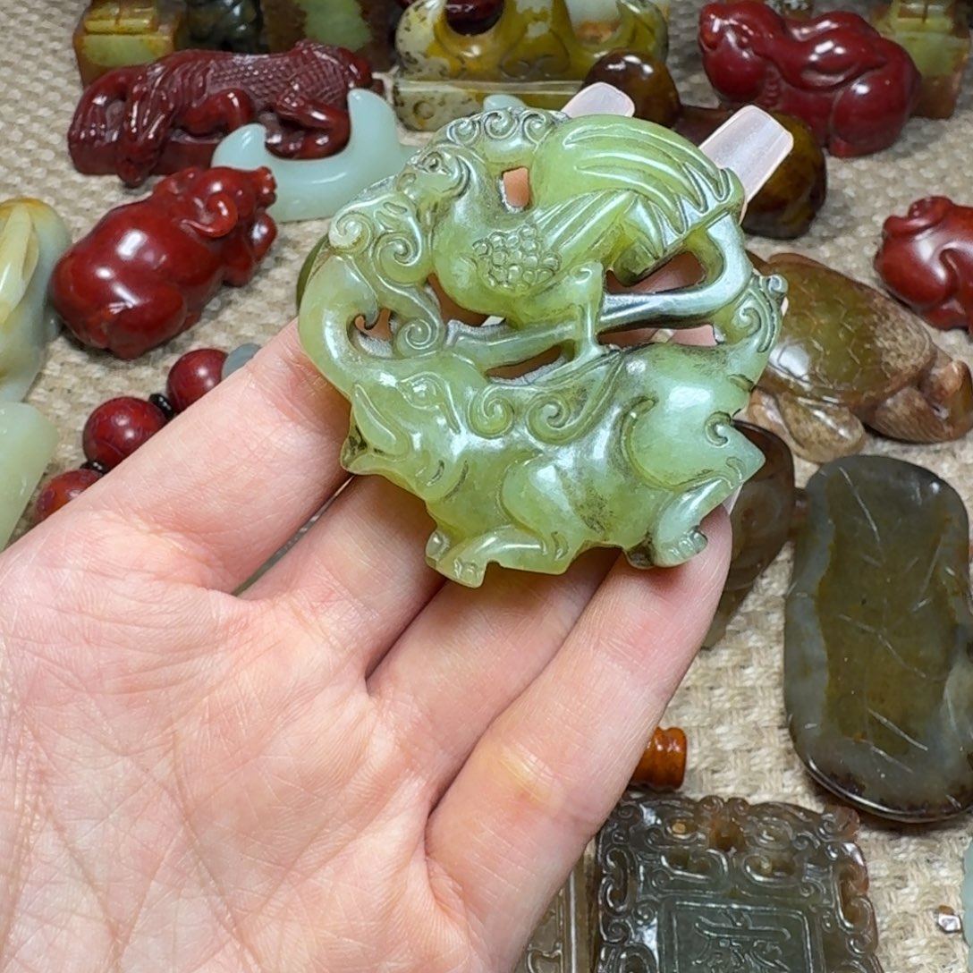 吊坠白玉菩提挂件