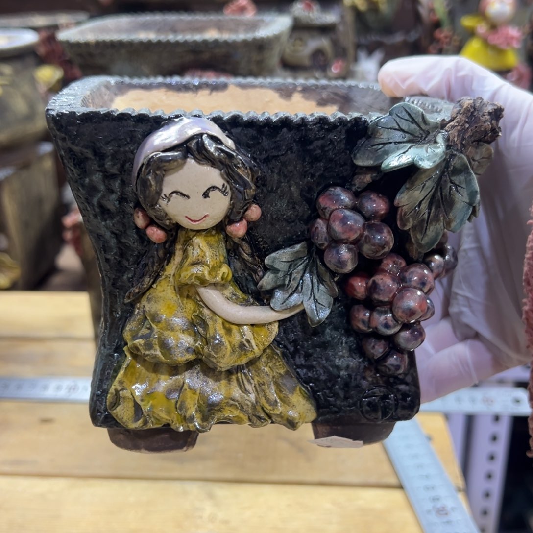 红陶青藤多肉花盆