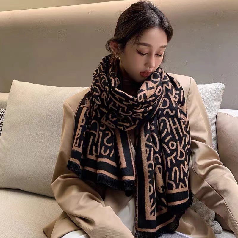 内蒙古厂家直邮羊绒围巾披肩两用冬季时尚气质百搭披肩可以网红