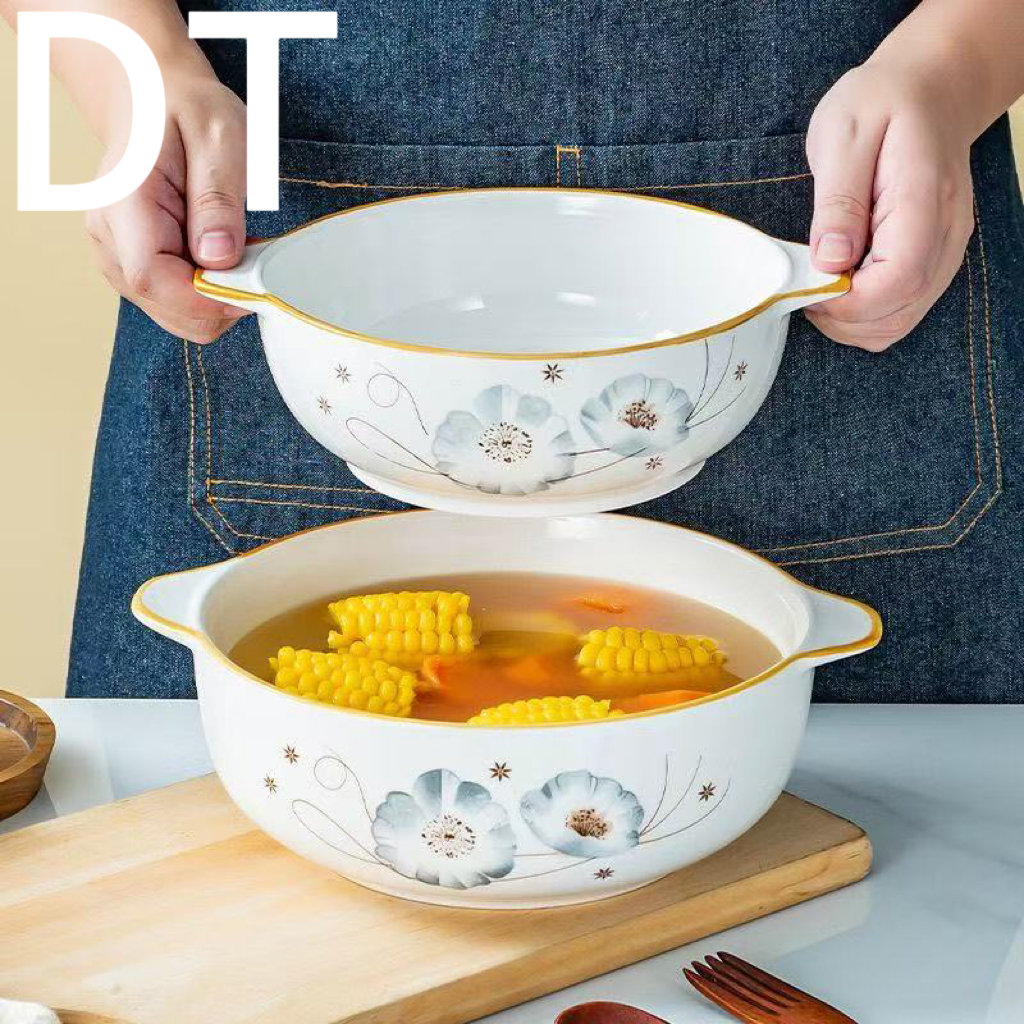 新百伦【断码清仓】月静好双耳碗 破损联系客服补