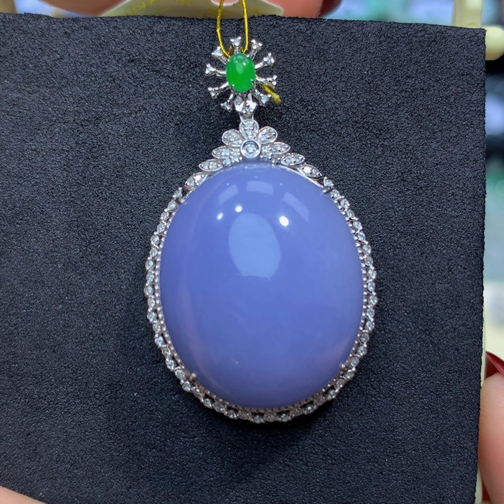 翡翠手链18K金镶嵌翡翠