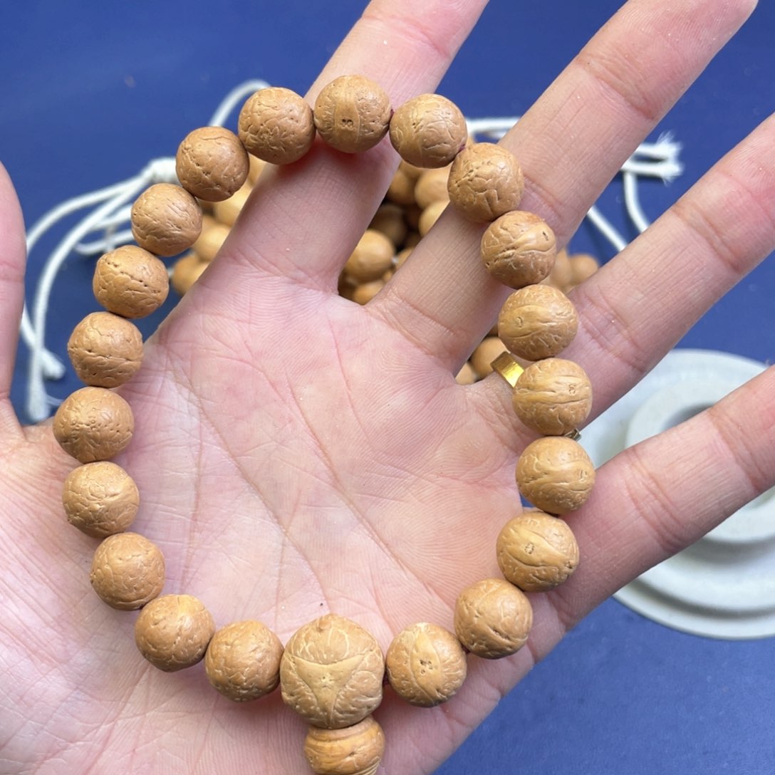 凤眼菩提手串12➕左右尺寸k17凤眼菩提D88同树厚皮