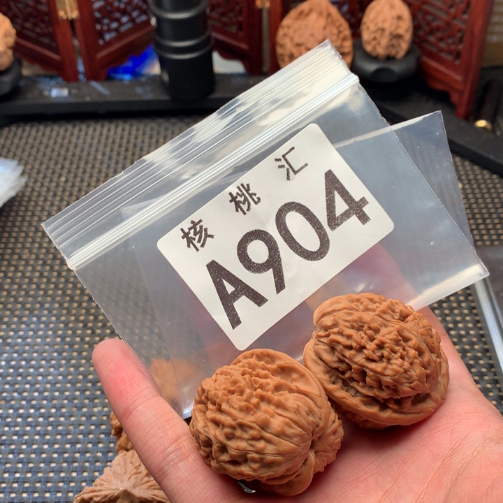 吊坠文玩核桃莲花