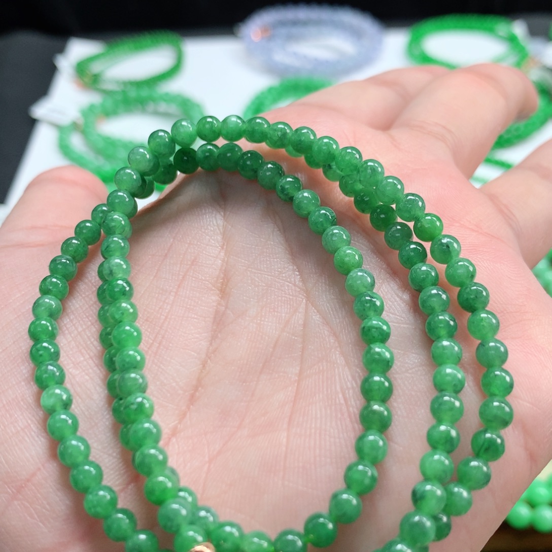 翡翠未镶嵌手链翡翠