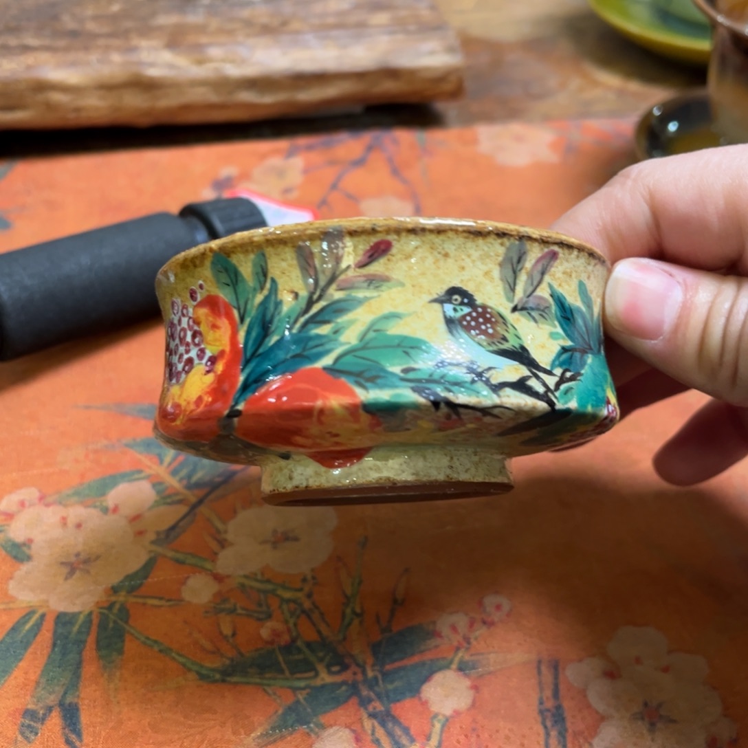 景德镇柴烧手工手绘陶瓷