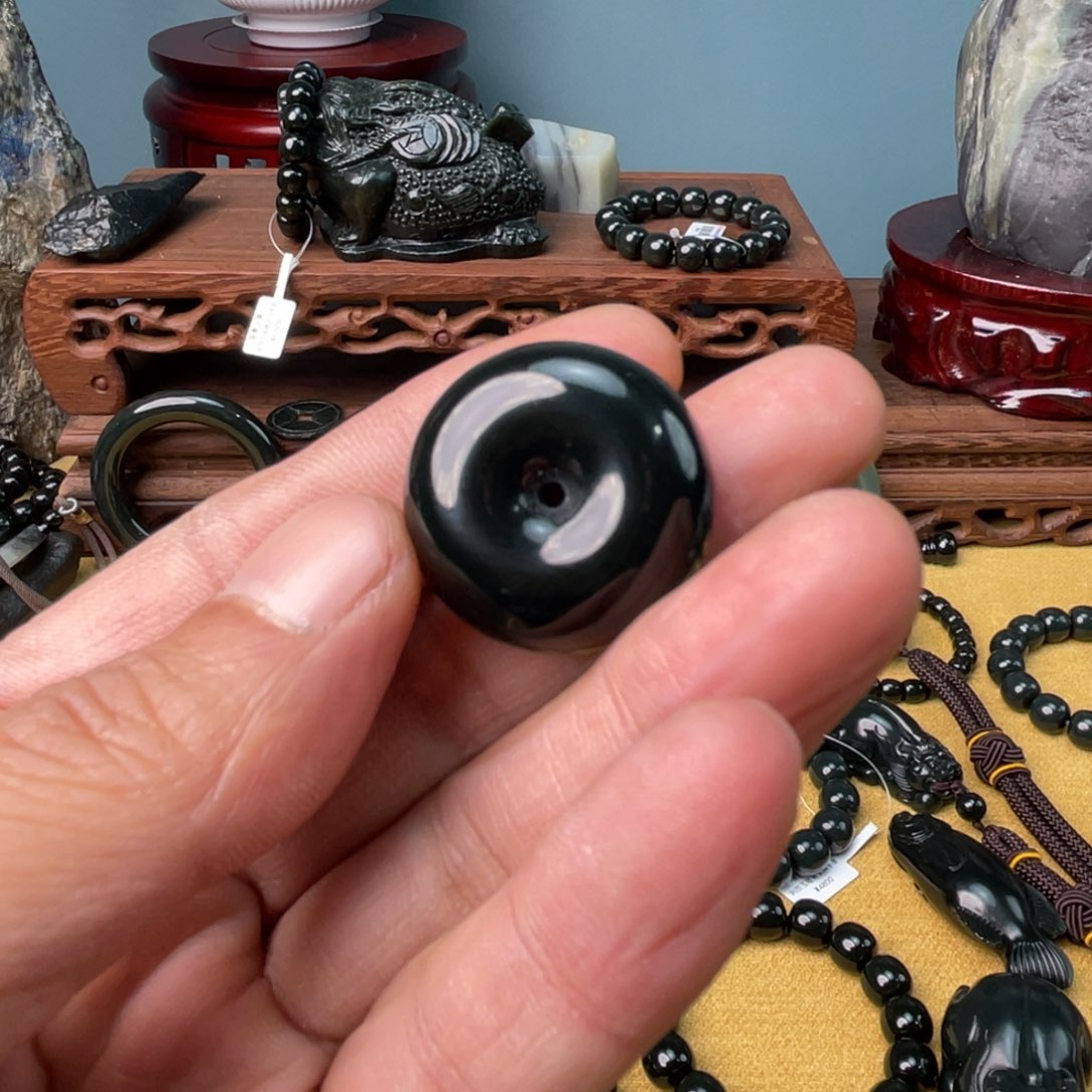 和田玉手链未镶嵌清*